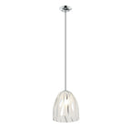 Chroman Empire 1 Light 10 in Bell Pendant - Chrome