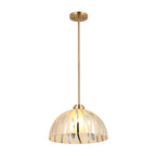 Chroman Empire 1 Light 16 in Dome Pendant - Gold