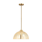 Chroman Empire 1 Light 16 in Dome Pendant - Gold