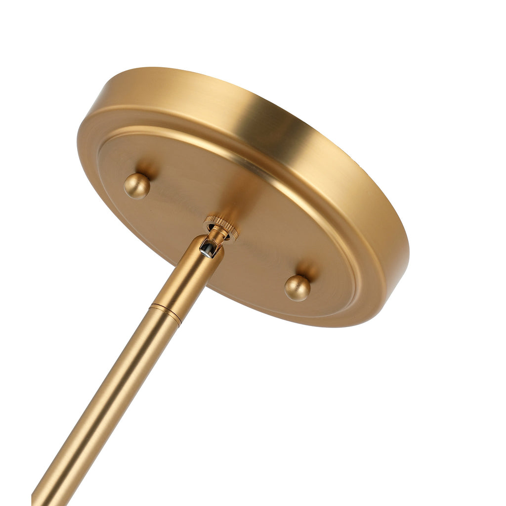Chroman Empire 1 Light 16 in Dome Pendant - Gold