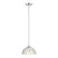 Chroman Empire 1 Light 10 in Dome Pendant - Chrome