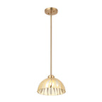 Chroman Empire 1 Light 10 in Dome Pendant - Gold