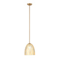 Chroman Empire 1 Light 10 in Bell Pendant - Gold