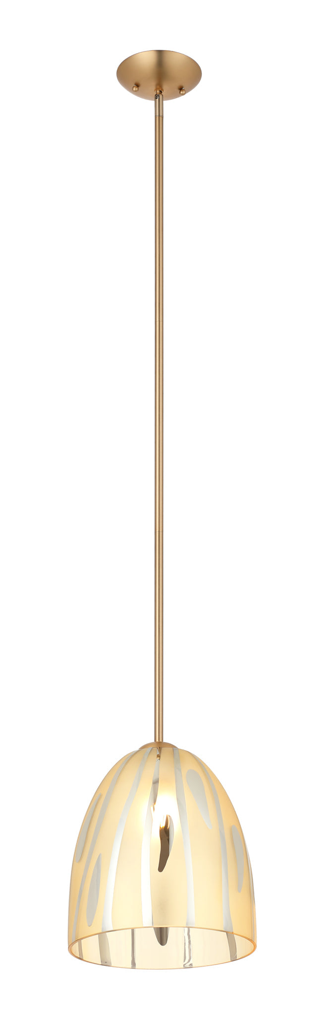Chroman Empire 1 Light 10 in Bell Pendant - Gold
