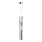 Chroman Empire 3 Light Tall Cylinder Pendant - Chrome