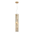 Chroman Empire 3 Light Tall Cylinder Pendant - Gold