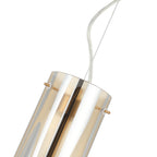 Chroman Empire 3 Light Tall Cylinder Pendant - Gold