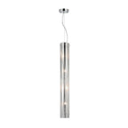 Chroman Empire 4 Light Tall Cylinder Pendant - Chrome