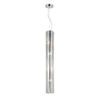 Chroman Empire 4 Light Tall Cylinder Pendant - Chrome