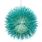 Urchin 1 Light Mini Pendant - Aqua Velvet