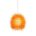 Urchin 1 Light Mini Pendant - Electric Pumpkin