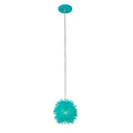 Urchin 1 Light Uber Mini Pendant - Aqua Velvet