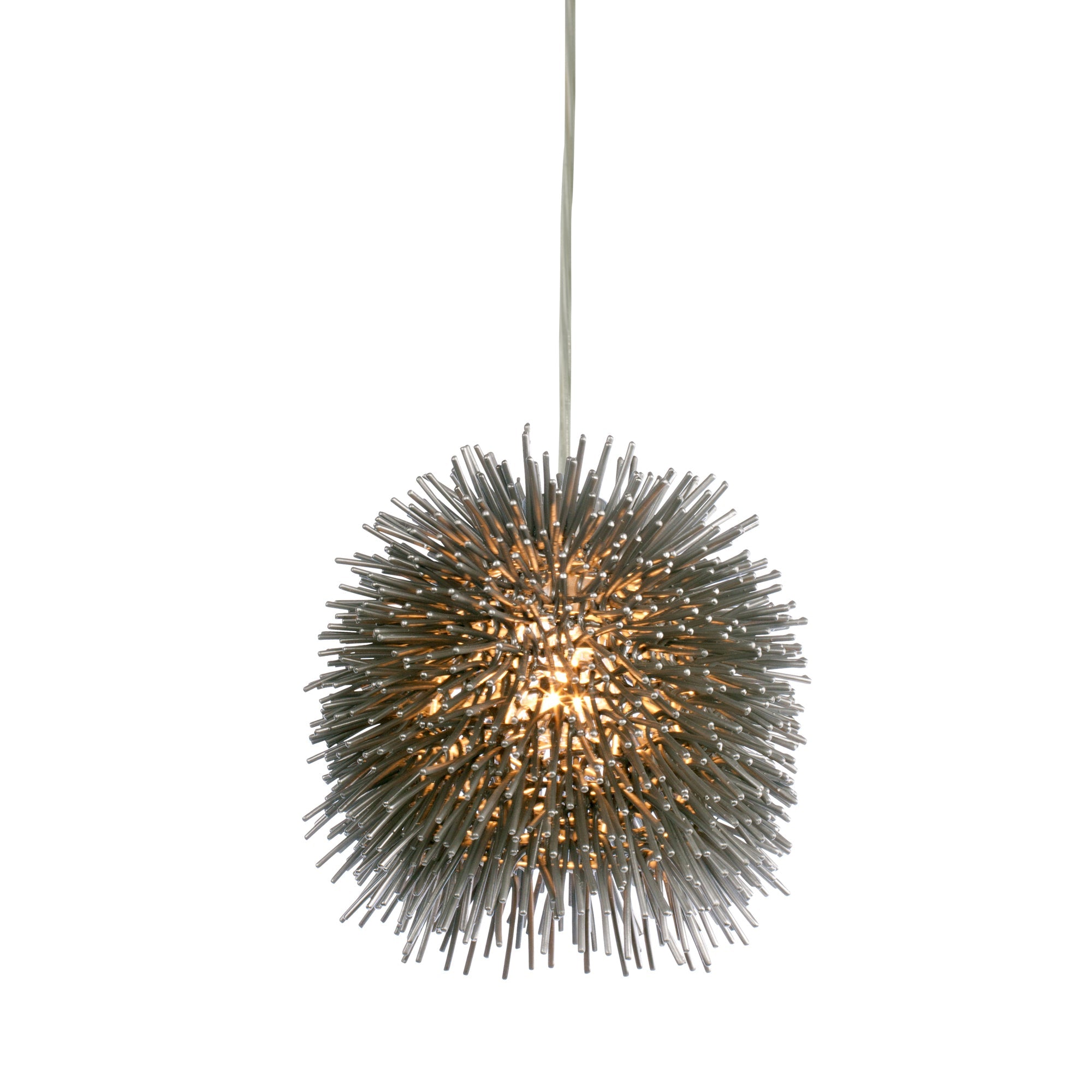 Urchin 1 Light Uber Mini Pendant - Painted Chrome