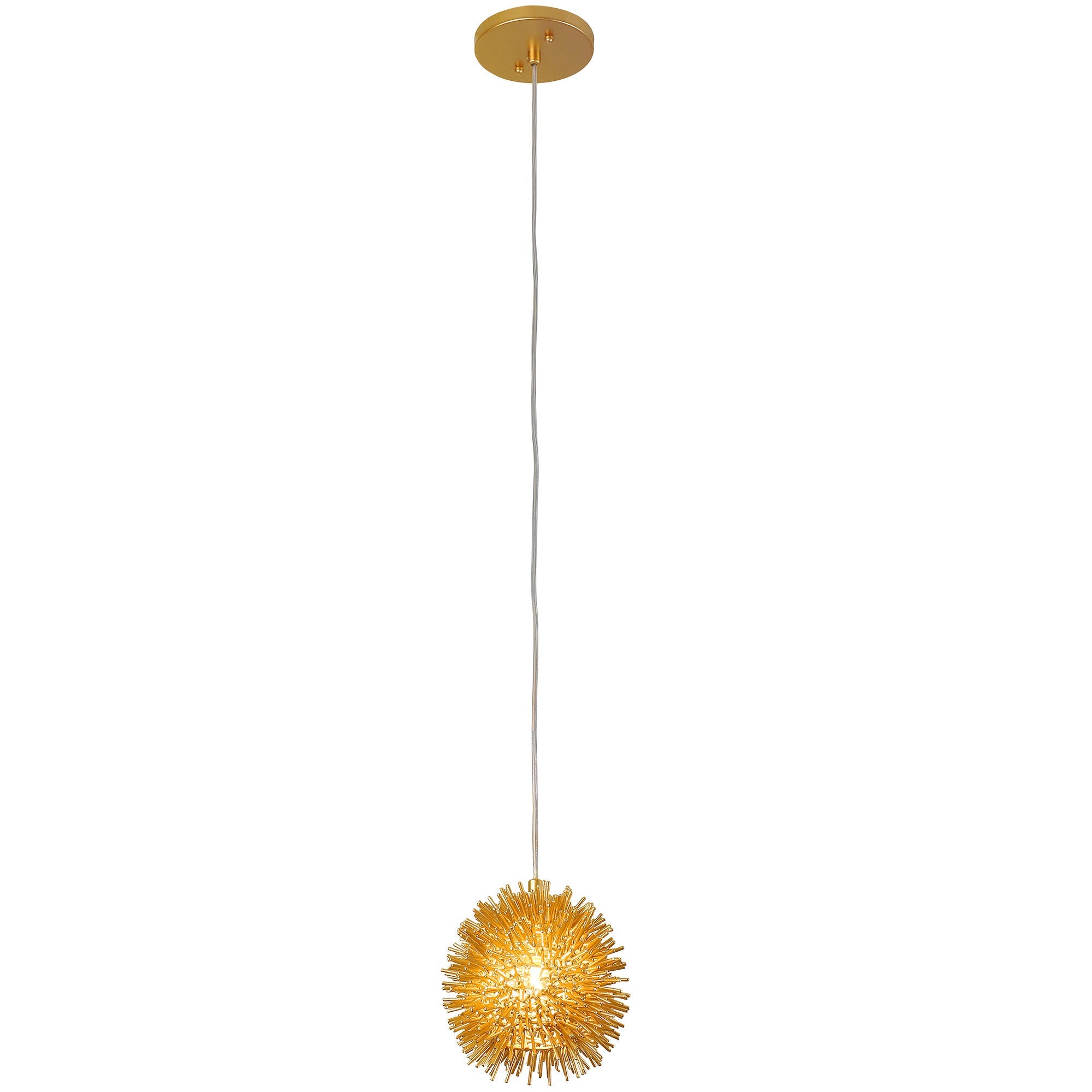 Urchin 1 Light Uber Mini Pendant - Gold