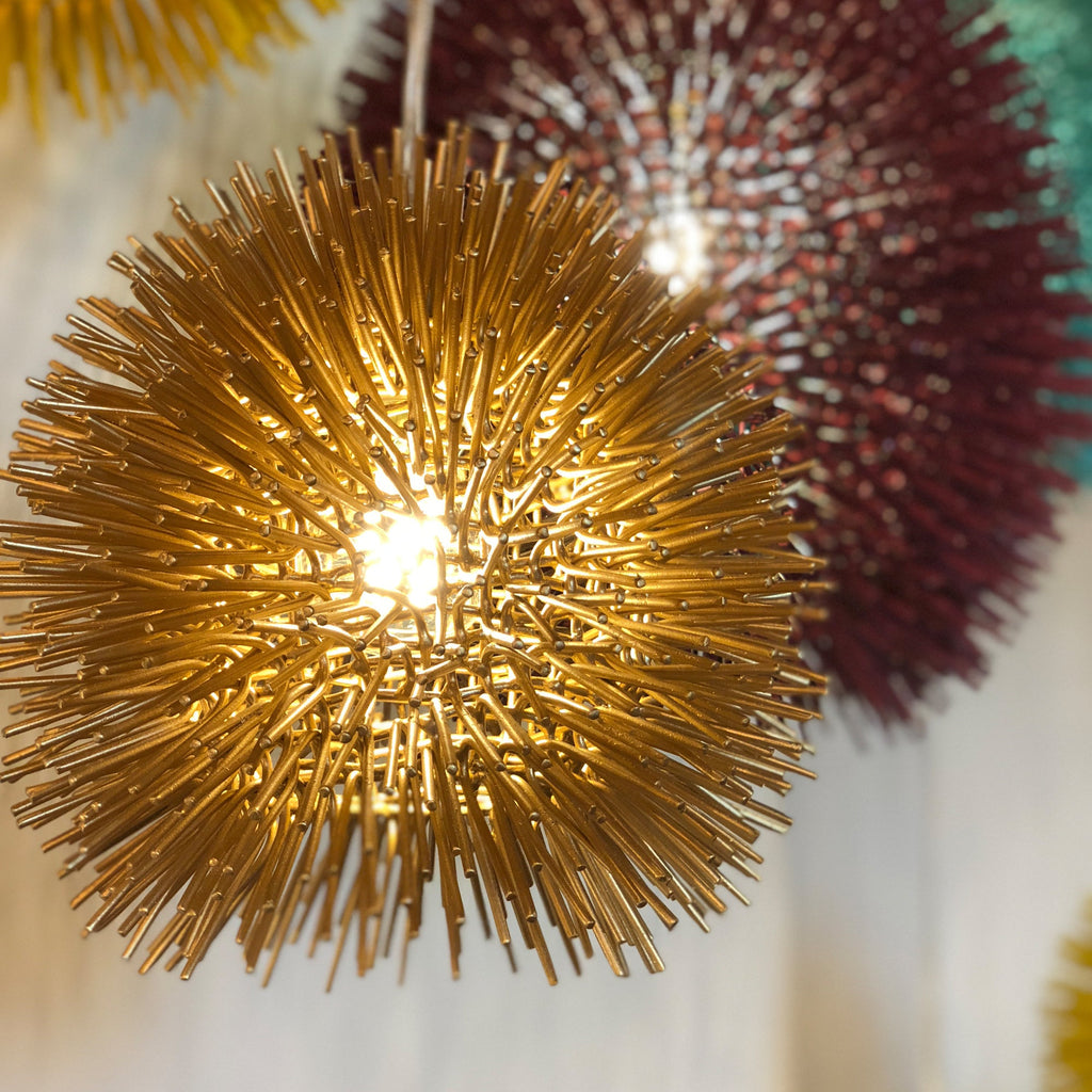 Urchin 1 Light Uber Mini Pendant - Gold