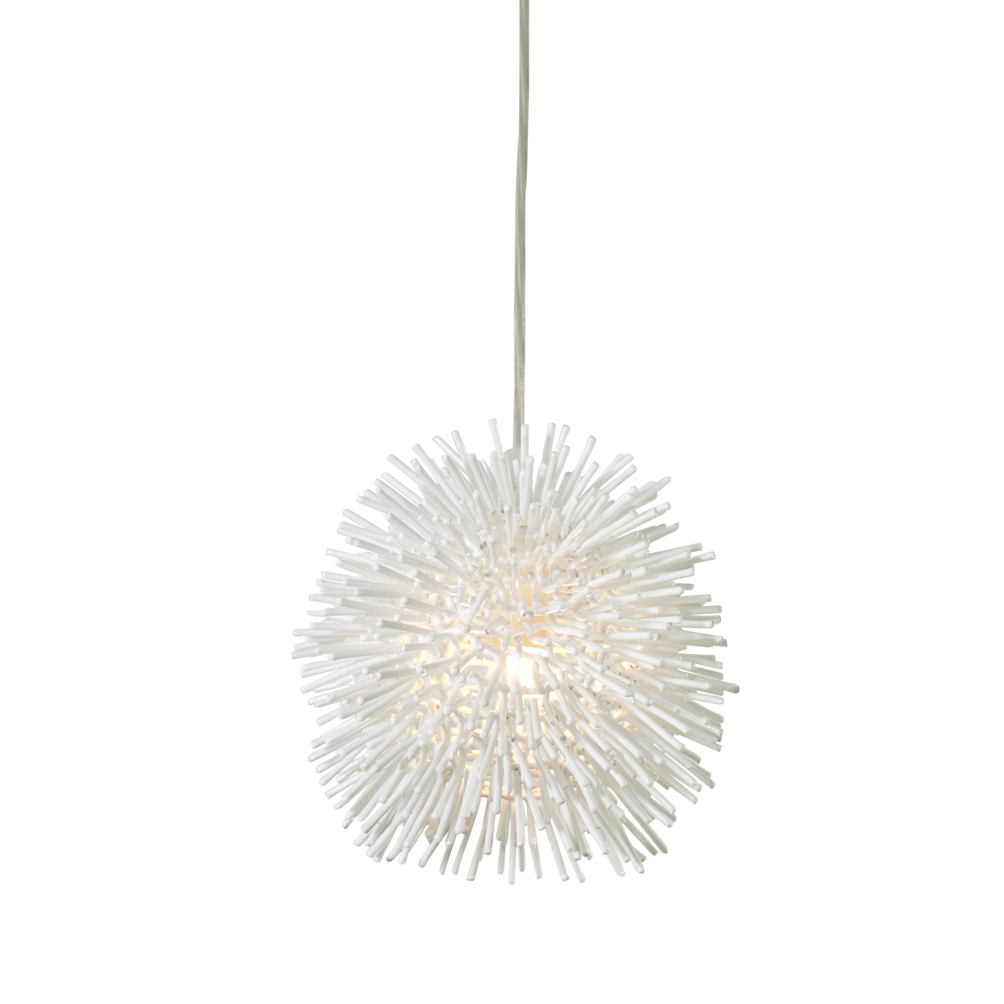 Urchin 1 Light Uber Mini Pendant - White