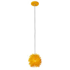 Urchin 1 Light Uber Mini Pendant - Un-Mellow Yellow