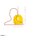Urchin 1 Light Mini Pendant - Un-Mellow Yellow