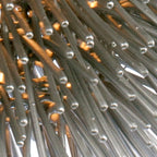 Urchin 1 Light Pendant - Painted Chrome