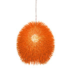 Urchin 1 Light Pendant - Electric Pumpkin