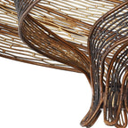 Flow 6 Light Chandelier - Hammered Ore