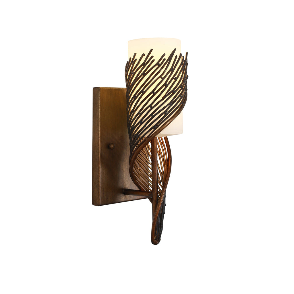 Flow 1 Light Left Sconce - Hammered Ore