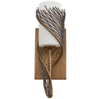 Flow 1 Light Right Sconce - Hammered Ore