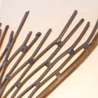 Flow 1 Light Right Sconce - Hammered Ore