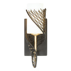 Flow 1 Light Right Sconce - Matte Black/French Gold