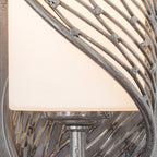 Flow 1 Light Right Sconce - Steel