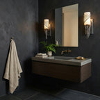 Flow 1 Light Right Sconce - Steel