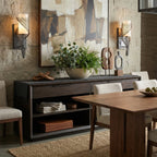 Flow 1 Light Left Sconce - Steel