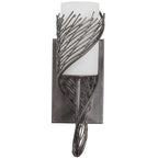 Flow 1 Light Left Sconce - Steel