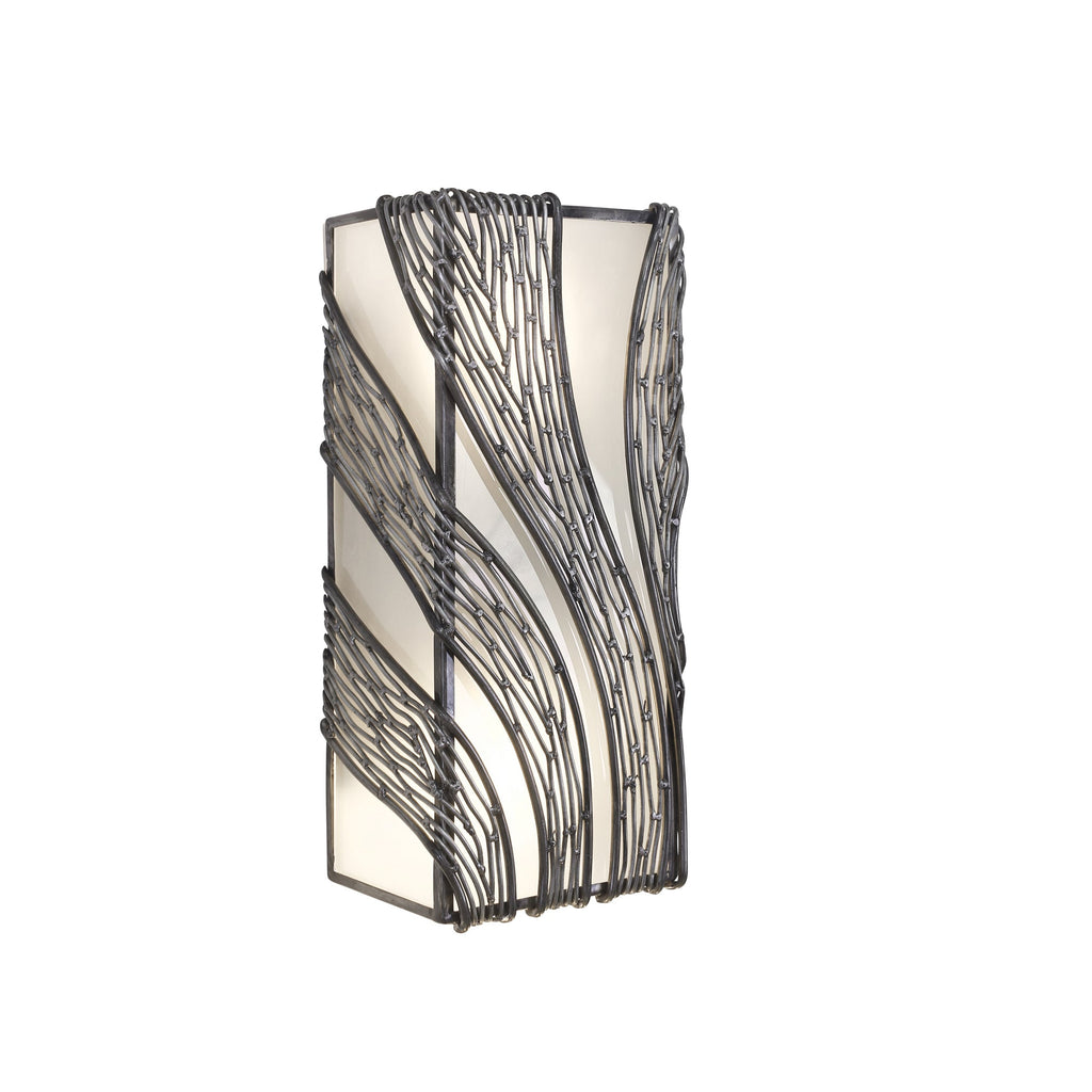 Flow 2 Light Vertical Sconce - Steel
