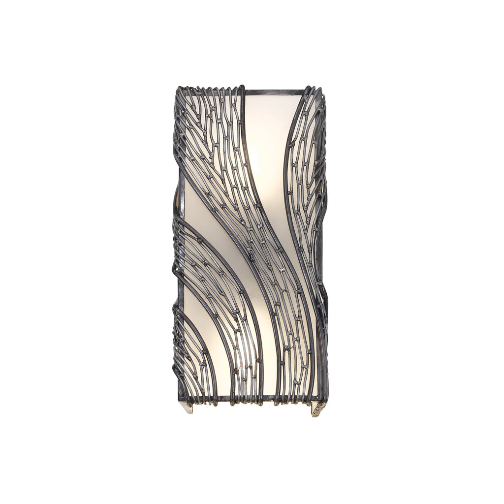 Flow 2 Light Vertical Sconce - Steel