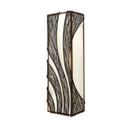 Flow 3 Light Vertical Sconce - Hammered Ore