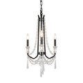 Barcelona 3 Light Crystal Chandelier - Onyx