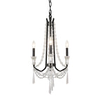 Barcelona 3 Light Crystal Chandelier - Onyx