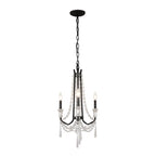 Barcelona 3 Light Crystal Chandelier - Onyx