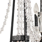 Barcelona 3 Light Crystal Chandelier - Onyx