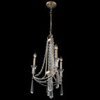 Barcelona 3 Light Crystal Chandelier - Transcend Silver
