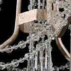 Barcelona 3 Light Crystal Chandelier - Transcend Silver