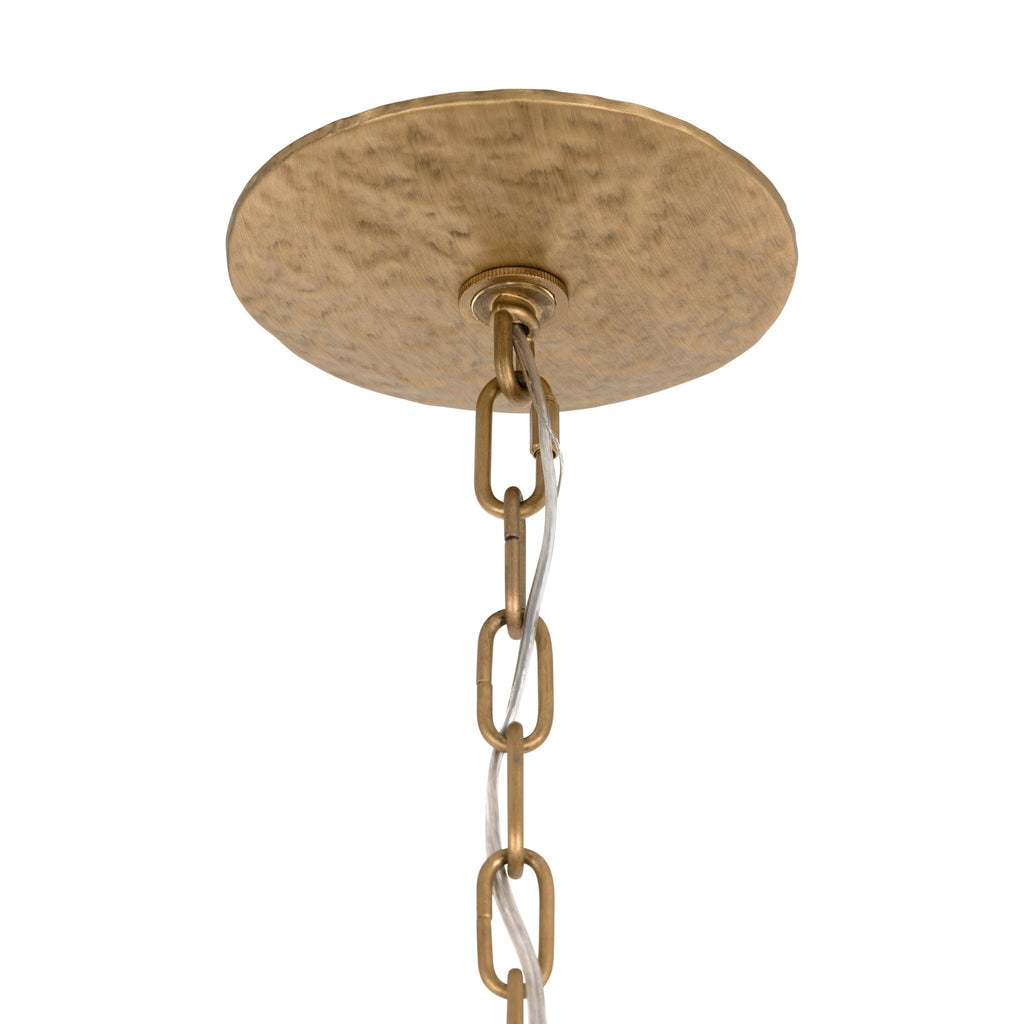 Barcelona 6 Light Pendant w/Shade - Brass Kisser