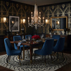 Barcelona 9 Light 2-Tier Chandelier
