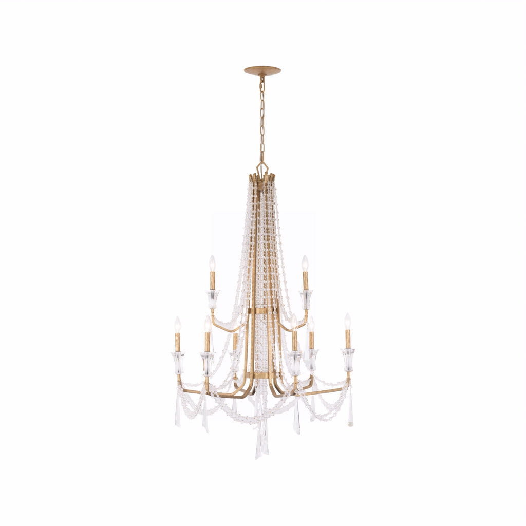 Barcelona 9 Light 2-Tier Chandelier