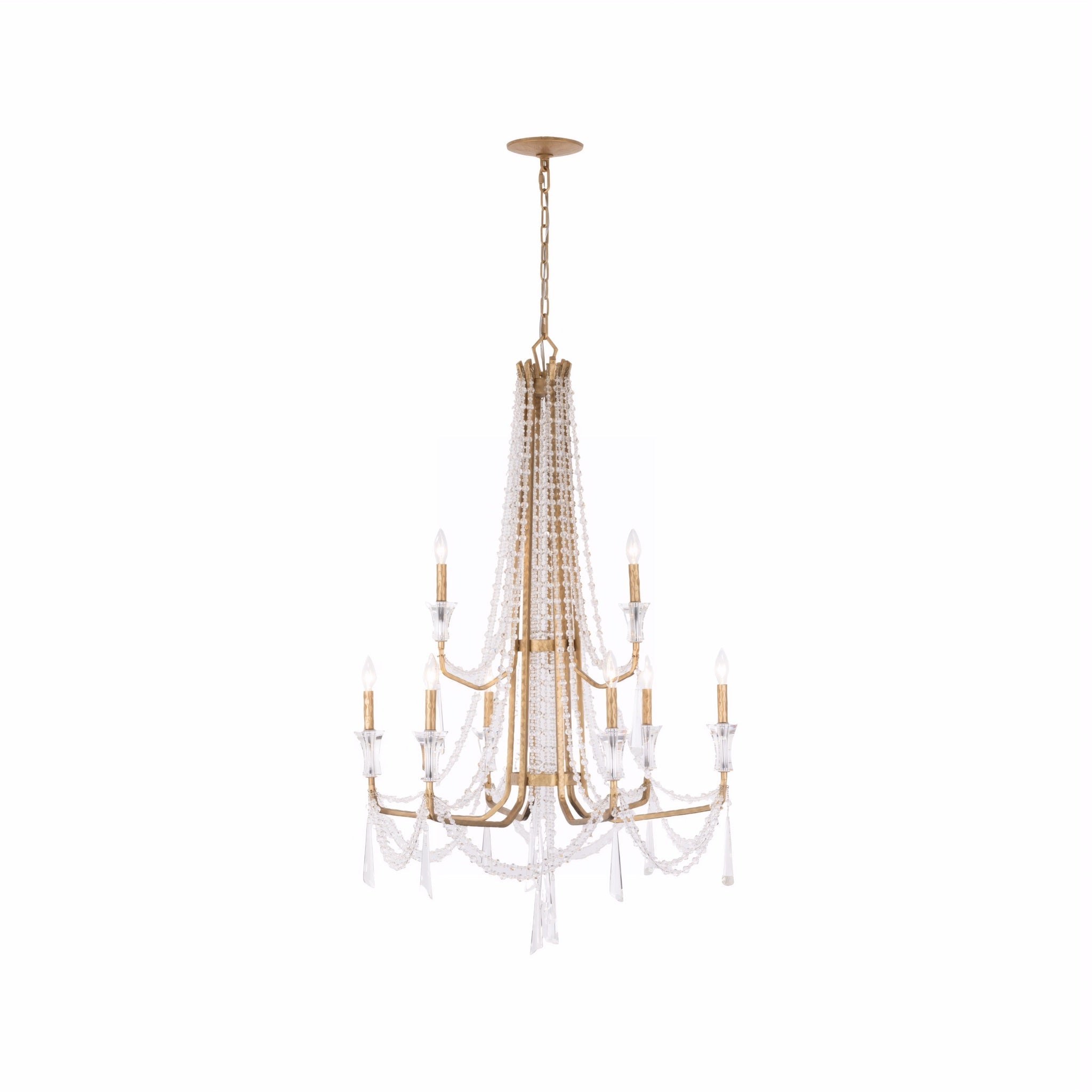 Barcelona 9 Light 2-Tier Chandelier