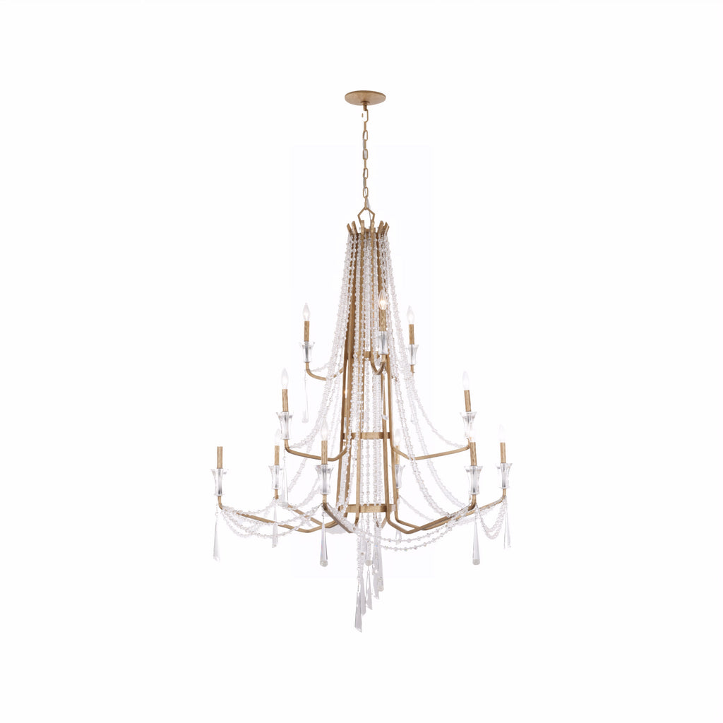 Barcelona 12 Light 3-Tier Chandelier