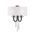 Barcelona 2 Light Sconce with Shade - Onyx