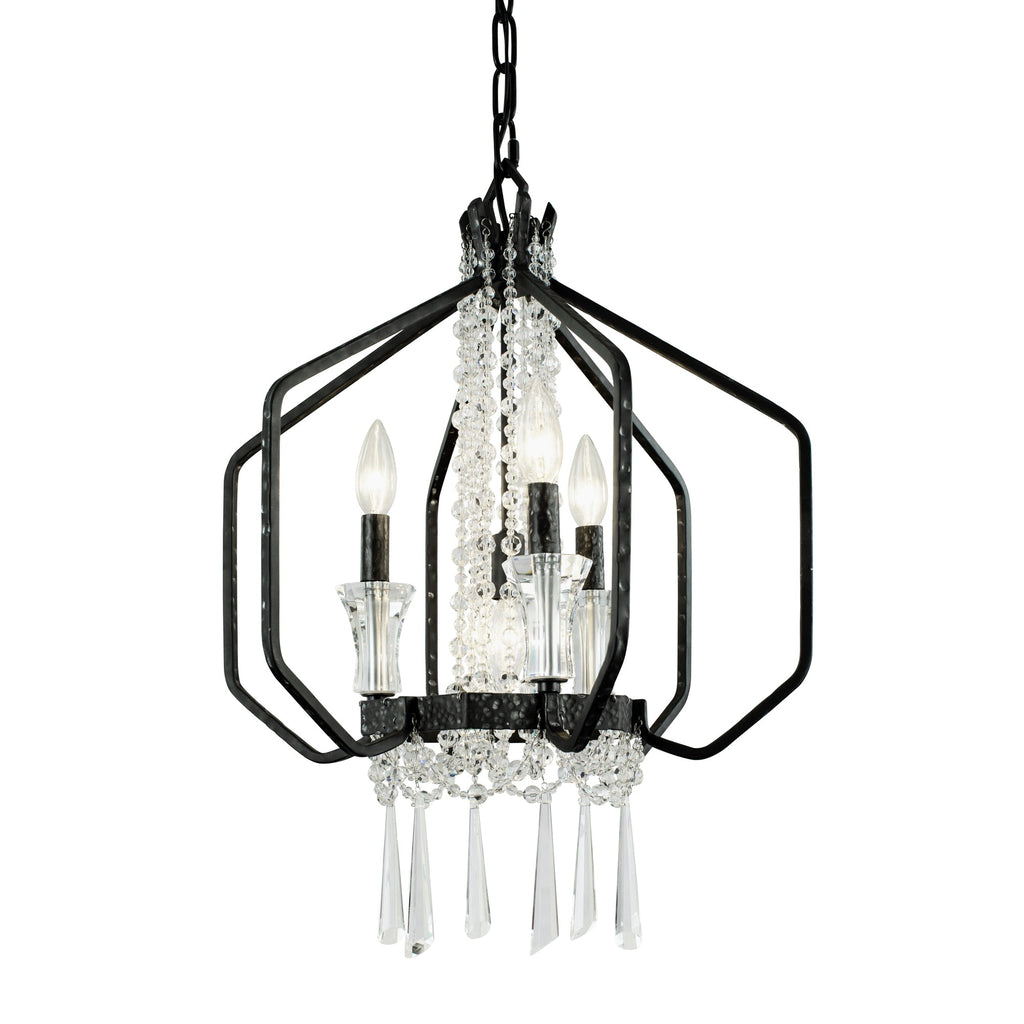 Barcelona 4 Light Crystal Pendant - Onyx