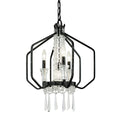 Barcelona 4 Light Crystal Pendant - Onyx
